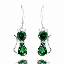 3Ct Simulated Green Emerald