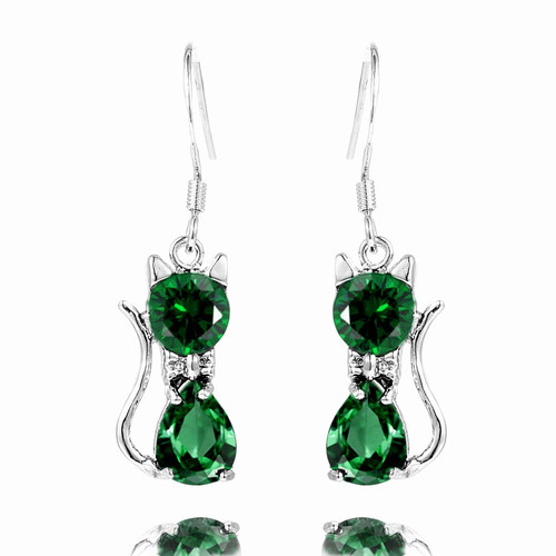 3ct simulated green emerald - simulated,