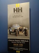 H&H Classic Car Auction Catalogue Sale 150 - Chateau Impney Hillclimb 11/07/2015