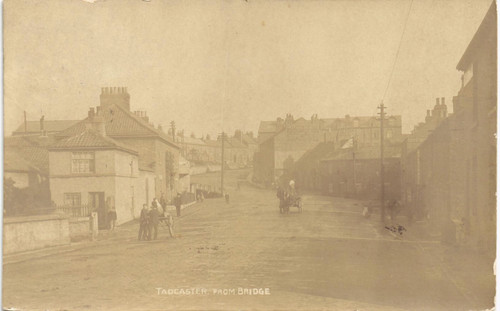 Tadcaster from bridge - from,