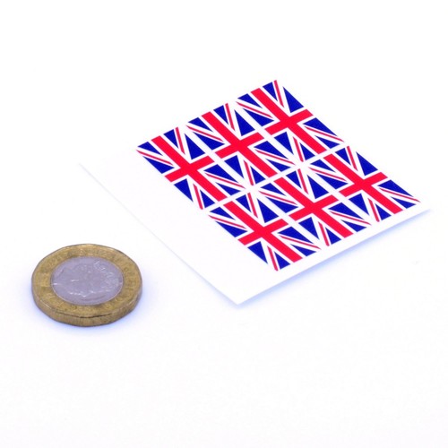 Union jack flag stickers - union,
