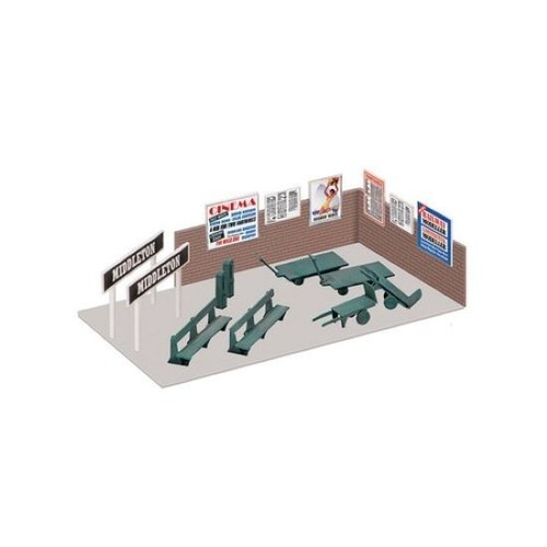 Model railway platform - model,