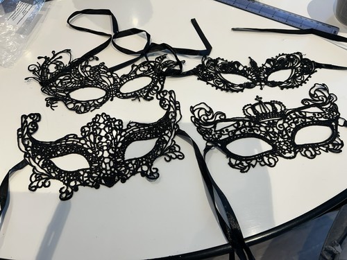 Gothic sexy lace face - sexy,