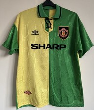 Manchester United 1992/94 Original Third Shirt (L) Umbro Newton Heath Vintage