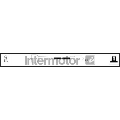 Leads ignition cables kit - ht,