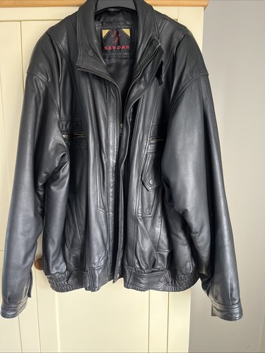 Men leather jacket black xl - jacket,