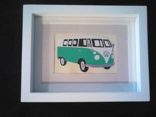 Die cut picture - of, vw