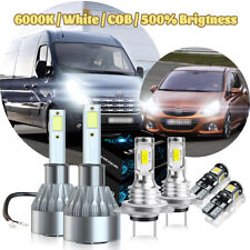 Ford Focus MK1 H1 H7 501 High/Low/Side LED Headlight Bulbs Set 6000K
