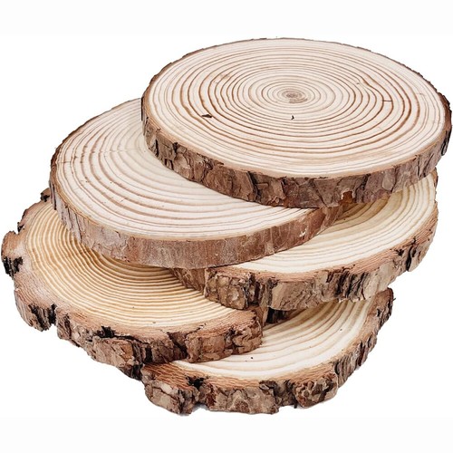 5pcs wood slices for crafts - 5pcs,