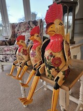 Set Of 3 WOODEN Jointed