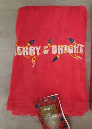 Dunelm christmas hand towel - dunelm,