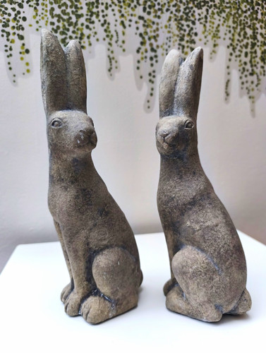 Two decostar grey hare stone - two,