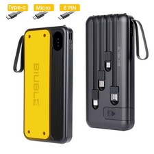 Power Bank 9000000mAh Fast charger Pack USB LED Battery 4Cables For Mobile Phone