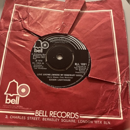 Edison lighthouse single vinyl - lighthouse,
