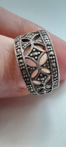 925 sterling silver marquise