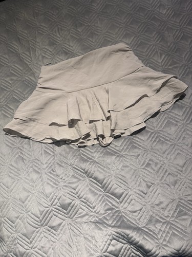 Zara ruffle mini - mini, beige