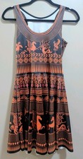Olympus Orange Dress BlackMilk
