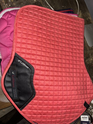 Lemieux papaya saddle pad m - papaya, s/m