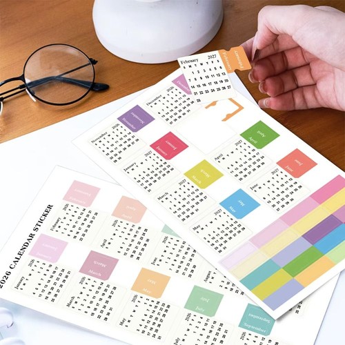 Self adhesive monthly planner - self-adhesive,