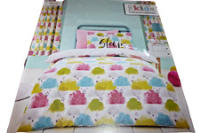CATHERINE LANSFIELD COLOURFUL BRIGHT CLOUDS size DOUBLE DUVET COVER SET NEW