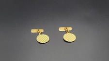 Vintage Portuguese Solid 800 (19.2 Karat) Gold Cufflinks, 15.4 grams