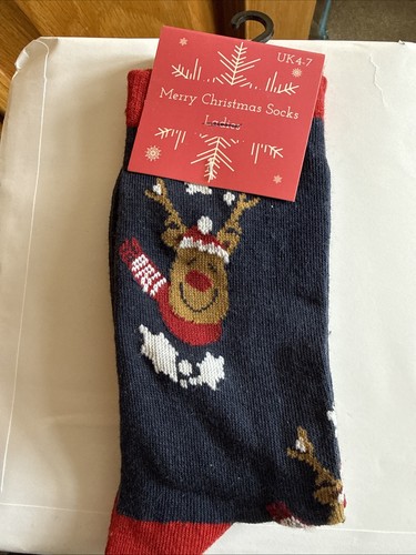 Merry christmas socks - size, 4-7