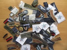 100+ mixed RAF Regiment / Royal Air Force cloth Insignia Patches. Job lot.