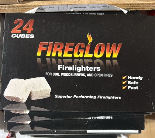 Fireglow firelighters cubes - 24,