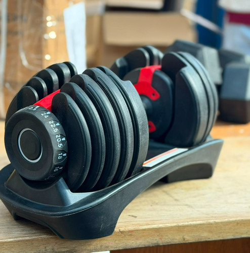 Adjustable dumbbell pair - adjustable,