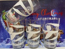 STRONGBOW  CIDER PINT GLASSES - X  4