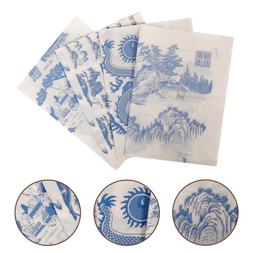 Sheets underglaze transfers - 4,