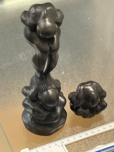 Two yogi men sculpture - two, sculpture,