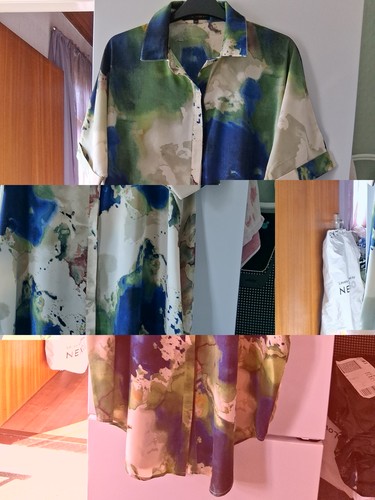 Ladies watercolour print dress - ladies,
