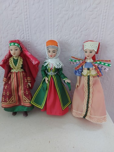 Three traditional costume - three,