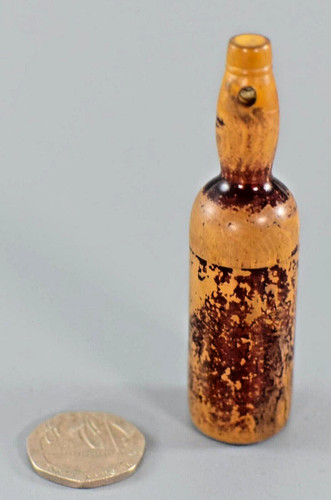 Antique treen wooden wine - antique,