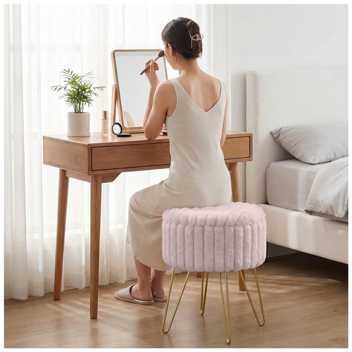 Ribbed stool ottoman storage - ribbed,
