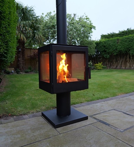 Woodford garden woodburning - garden,