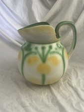 Vintage Large White Yellow