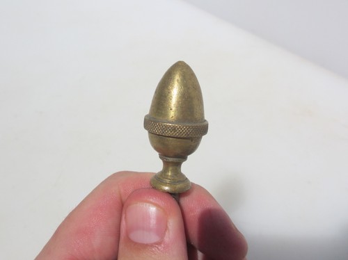 Antique brass furniture finial - antique,