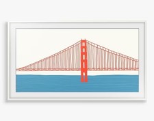 Samsung The Frame 50'' 2021-2025 Customisable Modern Frame Bezel - White A