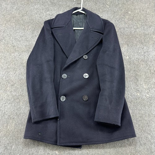 Vintage navy pea coat - vintage,