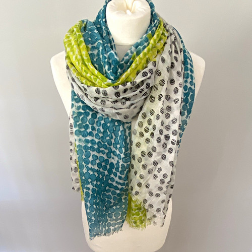 Peony multicolour polka dot - peony,