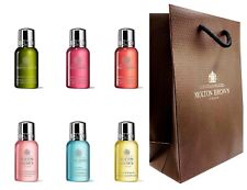 Molton Brown Ladies Shower Gel Gift Set (6 x 30ml Bottles) & Molton Brown Bag