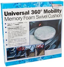 NEW Universal Mobility Aid Car Seat & Home Chair 360° Memory Foam Swivel Cushion