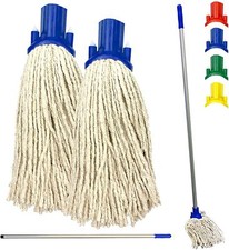 2x Cotton Floor Mop Heads