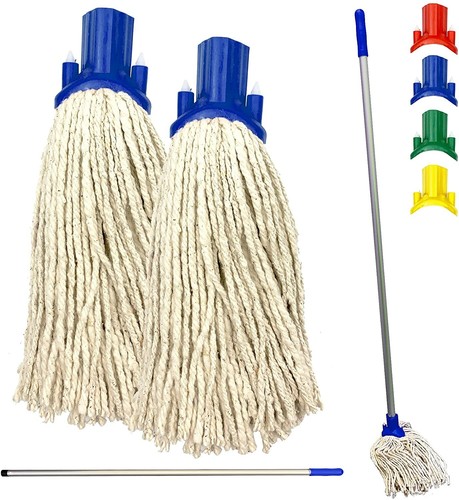 Cotton floor mop - 2x,