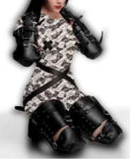 Real Black Leather Bondage