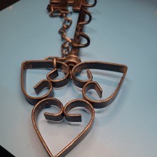 Large  Key Key chain Wall Hanging chain  Key 4 Hooks Vintage Home Decor. 