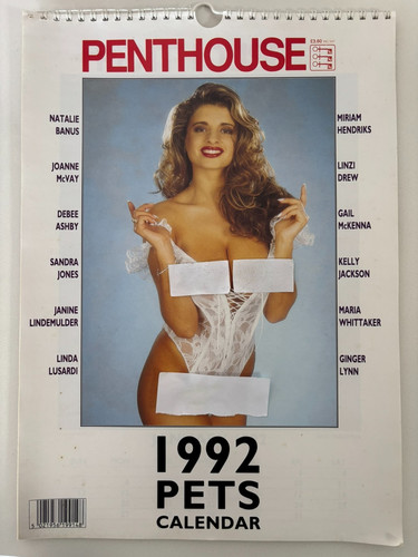 Penthouse 1992 pets calendar - 1992,