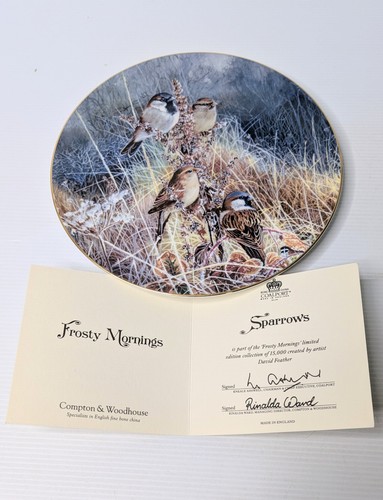 Coalport sparrows frosty - coalport,